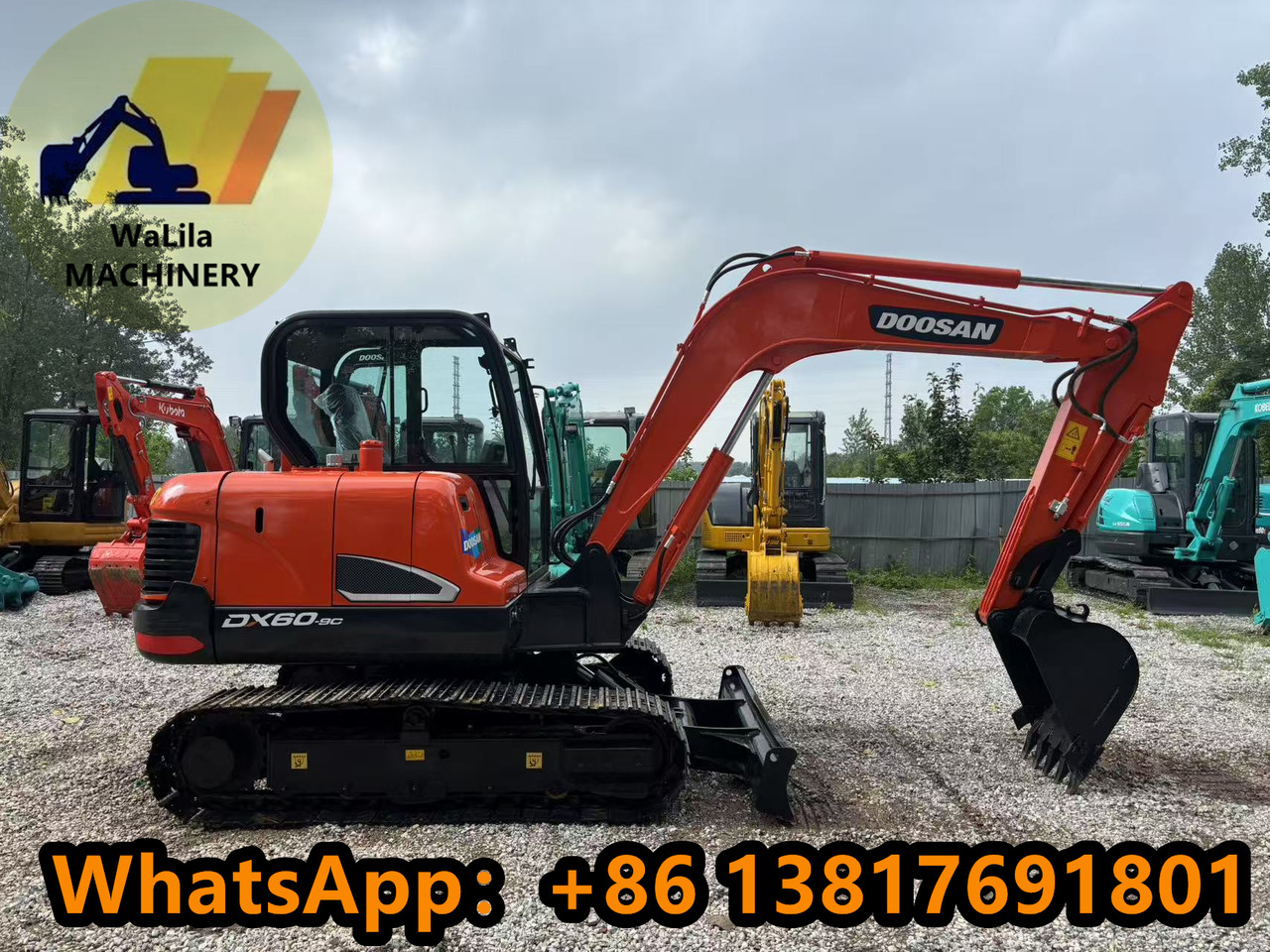 DOOSAN DX60-9 - Máy xúc mini: hình 1 DOOSAN DX60-9 - Máy xúc mini: hình 1