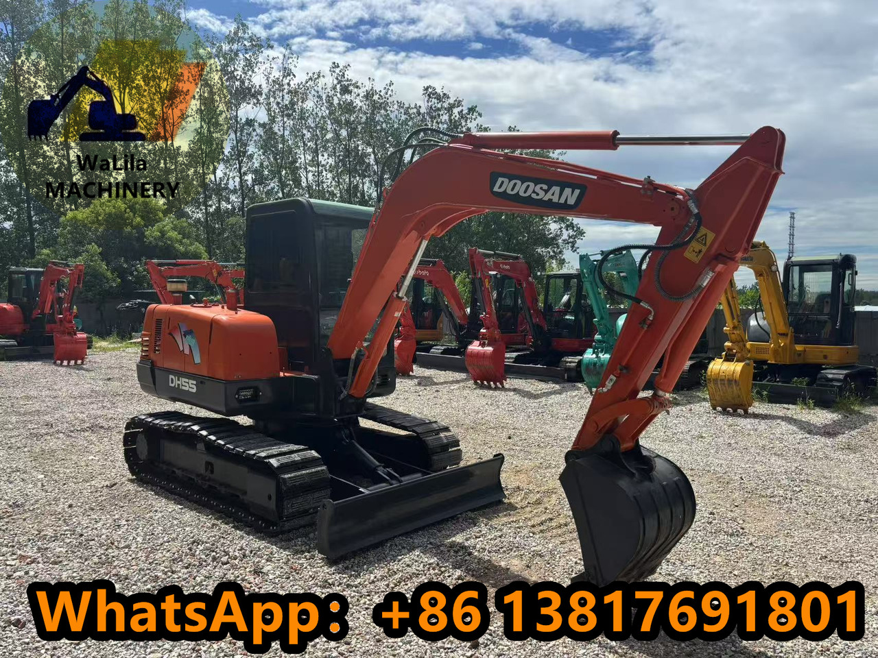 Doosan DH 55-7 DH55 (Good) - Máy xúc mini: hình 2 Doosan DH 55-7 DH55 (Good) - Máy xúc mini: hình 2