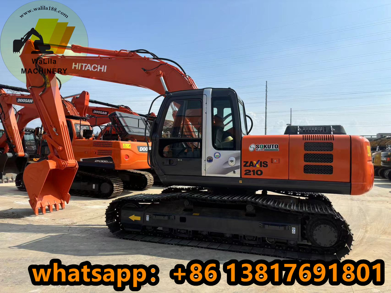 HITACHI ZX210 - Máy xúc bánh xích: hình 1 HITACHI ZX210 - Máy xúc bánh xích: hình 1