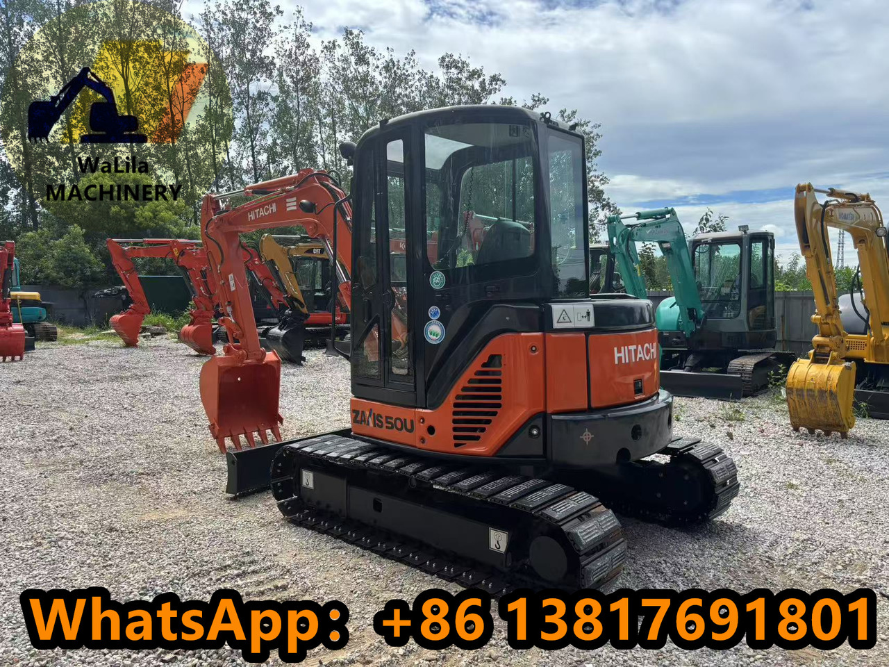 HITACHI Zx50 - Máy xúc mini: hình 4 HITACHI Zx50 - Máy xúc mini: hình 4