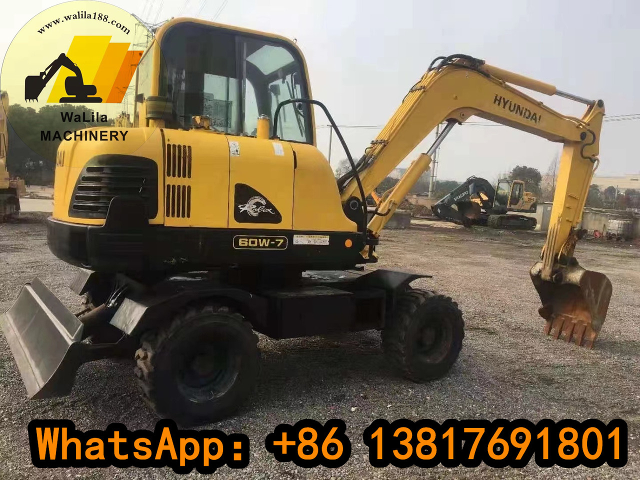 HYUNDAI R60W - Máy xúc mini: hình 4 HYUNDAI R60W - Máy xúc mini: hình 4