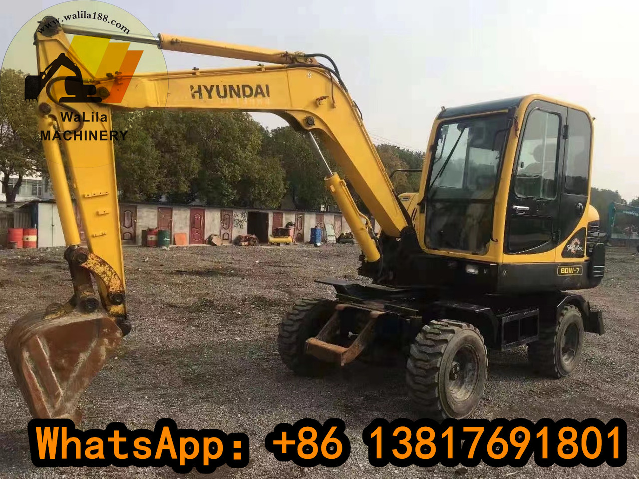 HYUNDAI R60W - Máy xúc mini: hình 1 HYUNDAI R60W - Máy xúc mini: hình 1