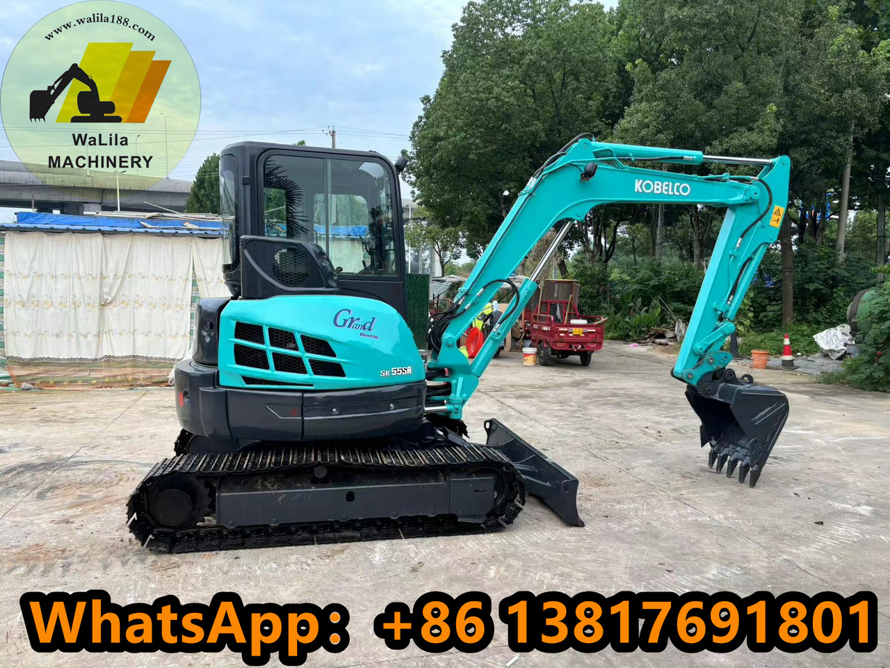 KOBELCO SK55 - Máy xúc mini: hình 1 KOBELCO SK55 - Máy xúc mini: hình 1