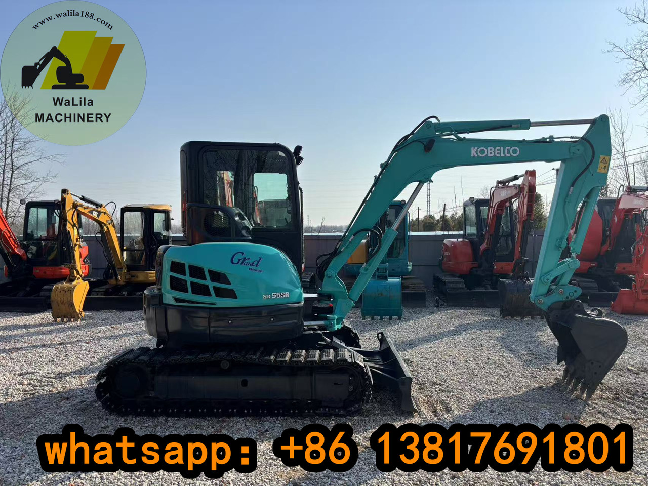 KOBELCO SK55 - Máy xúc mini: hình 1 KOBELCO SK55 - Máy xúc mini: hình 1