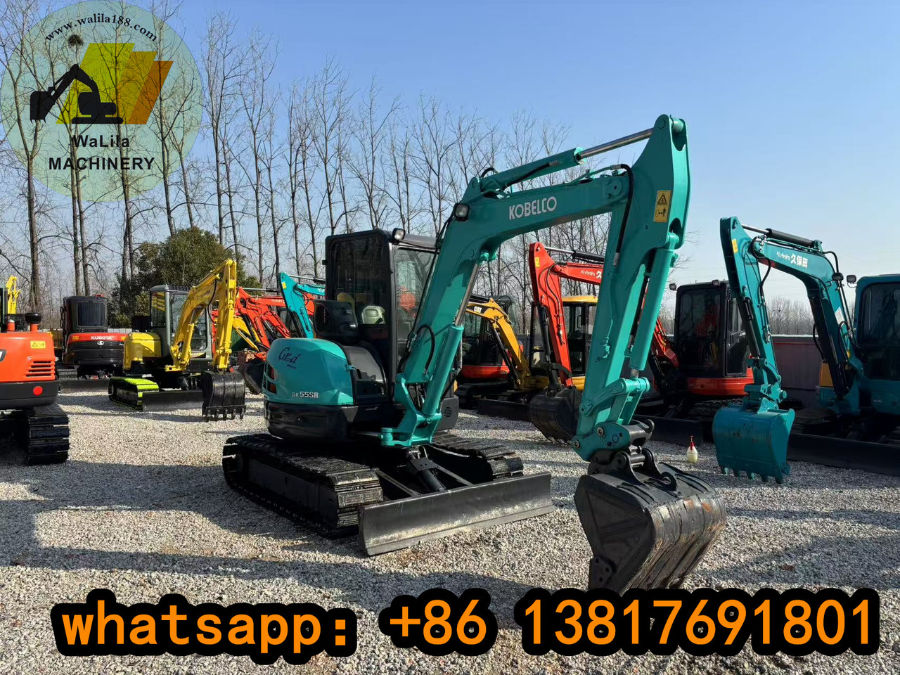 KOBELCO sk55 - Máy xúc mini: hình 5 KOBELCO sk55 - Máy xúc mini: hình 5