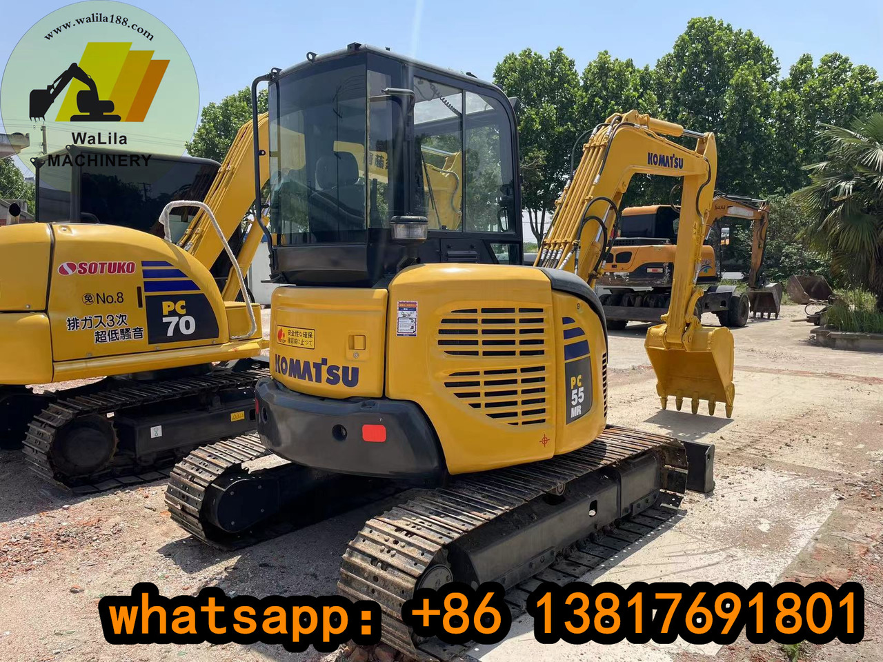 KOMATSU PC 55 MR-3 - Máy xúc mini: hình 3 KOMATSU PC 55 MR-3 - Máy xúc mini: hình 3