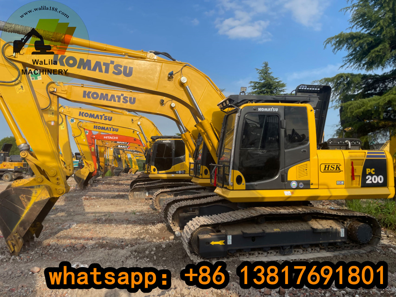KOMATSU PC200-8 - Máy xúc bánh xích: hình 1 KOMATSU PC200-8 - Máy xúc bánh xích: hình 1