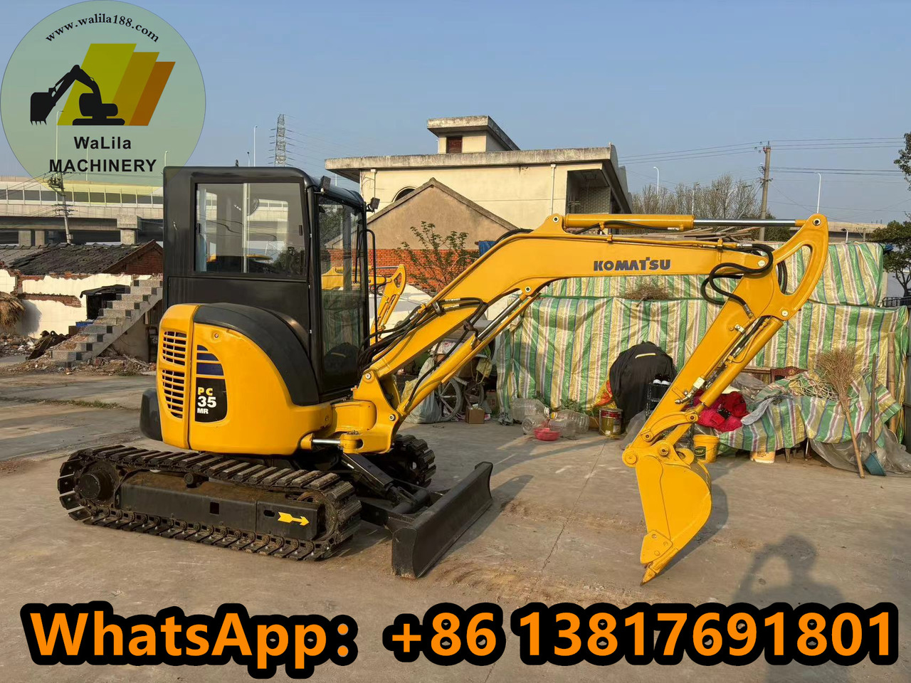KOMATSU PC35MR - Máy xúc mini: hình 1 KOMATSU PC35MR - Máy xúc mini: hình 1