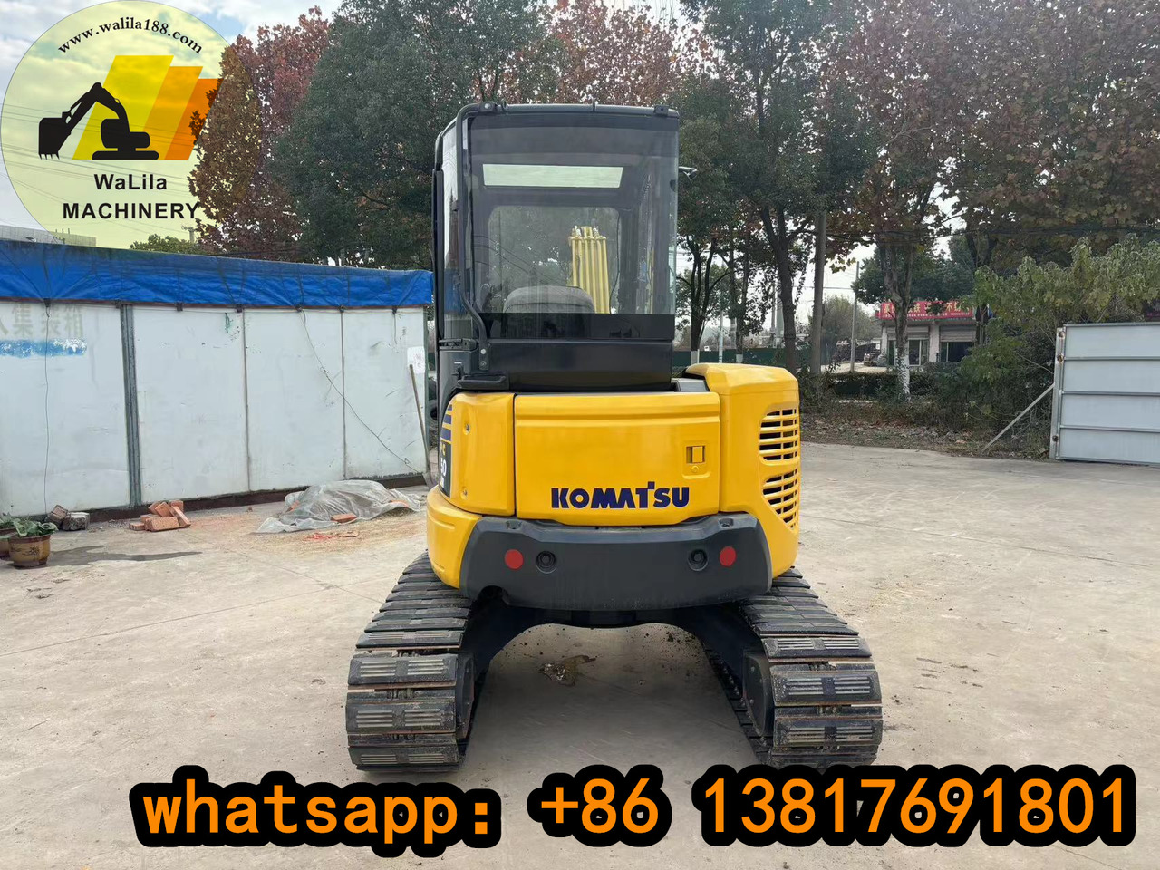 KOMATSU PC50 - Máy xúc mini: hình 2 KOMATSU PC50 - Máy xúc mini: hình 2