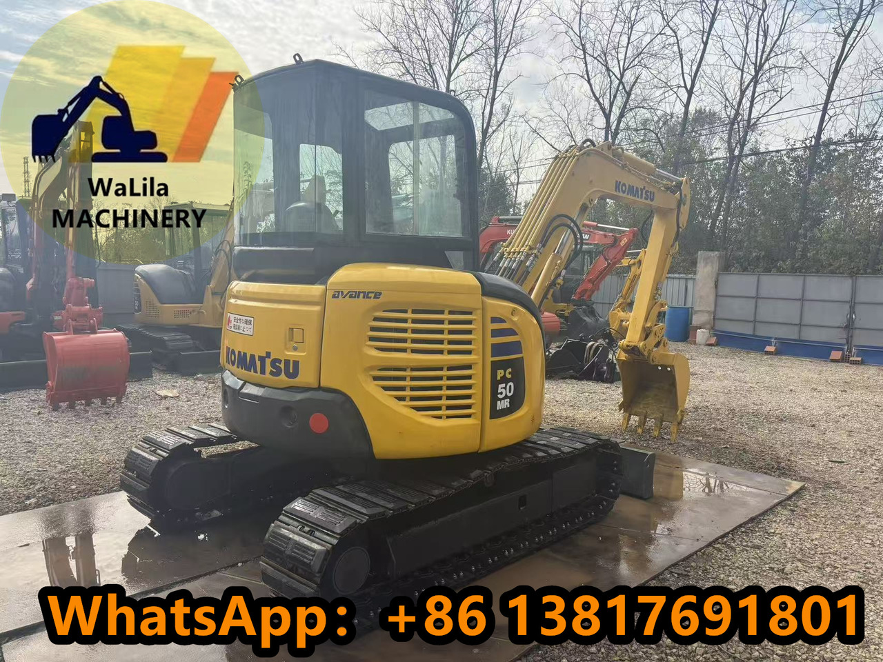 KOMATSU PC50MR-3 - Máy xúc mini: hình 4 KOMATSU PC50MR-3 - Máy xúc mini: hình 4