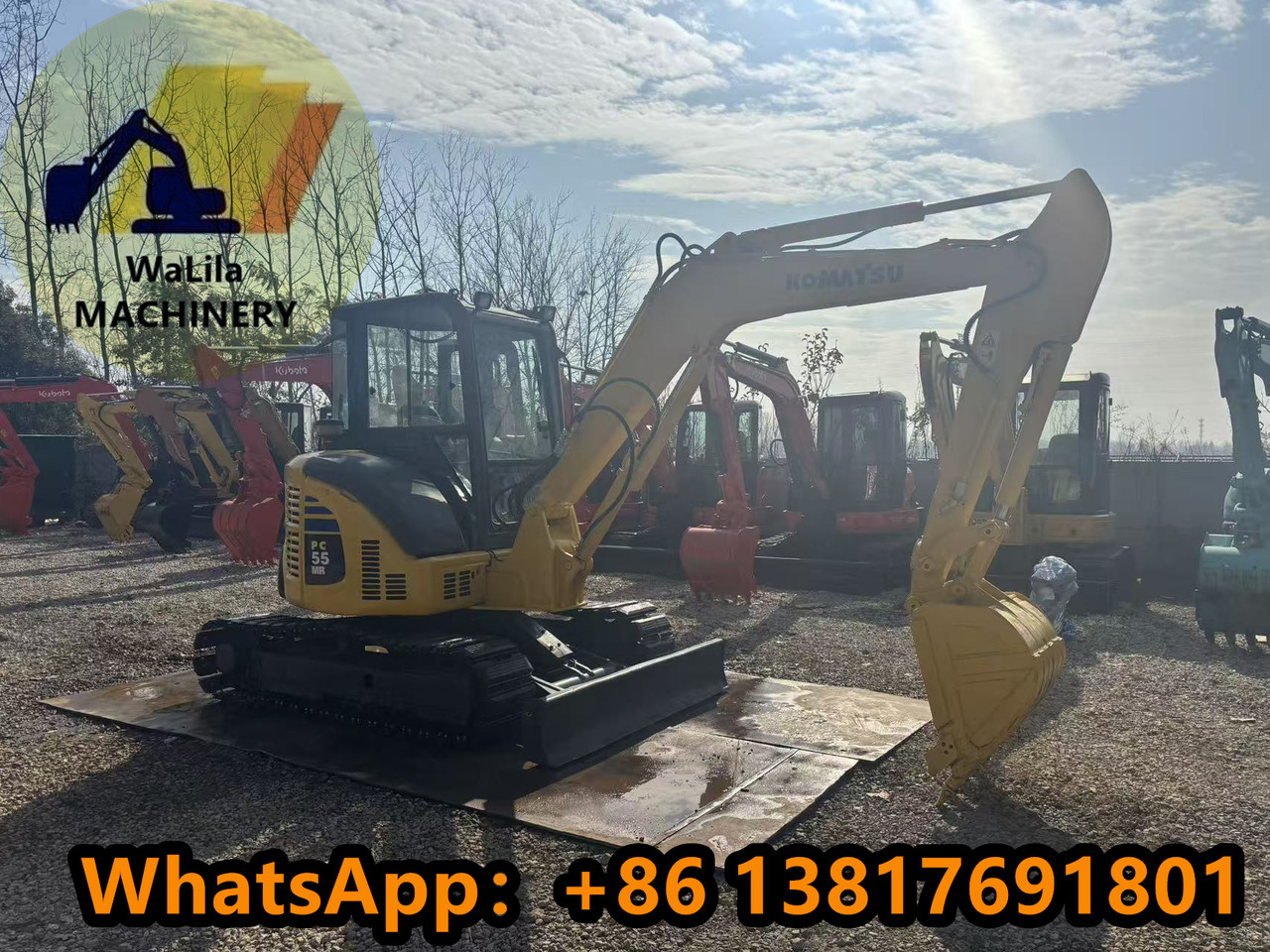 KOMATSU PC55MR-3 - Máy xúc mini: hình 2 KOMATSU PC55MR-3 - Máy xúc mini: hình 2
