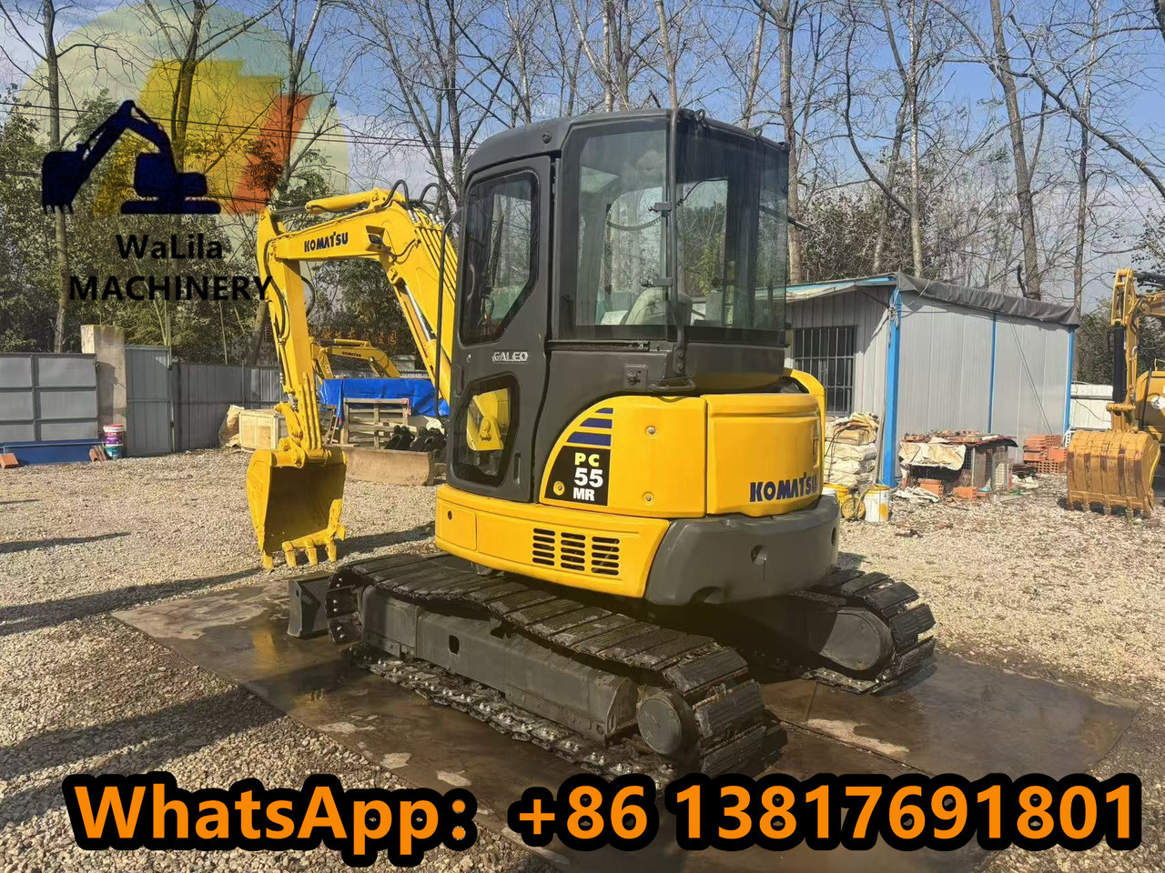 KOMATSU PC55MR-3 - Máy xúc mini: hình 4 KOMATSU PC55MR-3 - Máy xúc mini: hình 4