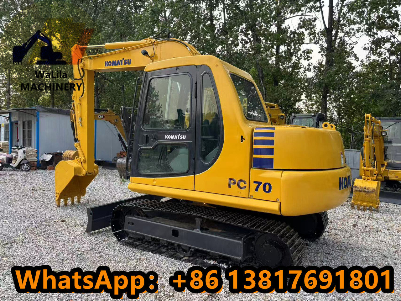 KOMATSU PC70 - Máy xúc mini: hình 5 KOMATSU PC70 - Máy xúc mini: hình 5