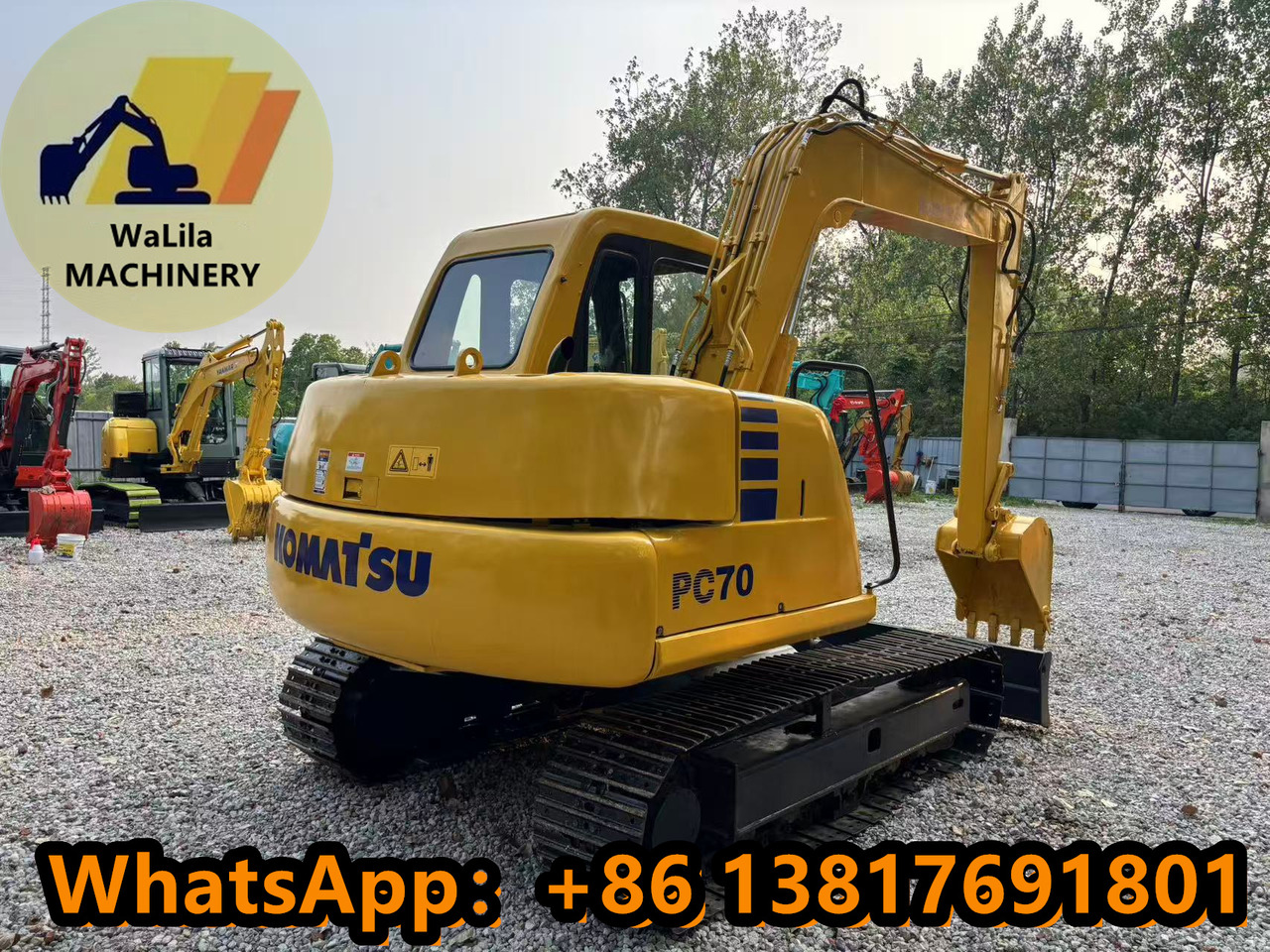 KOMATSU PC70 - Máy xúc mini: hình 3 KOMATSU PC70 - Máy xúc mini: hình 3