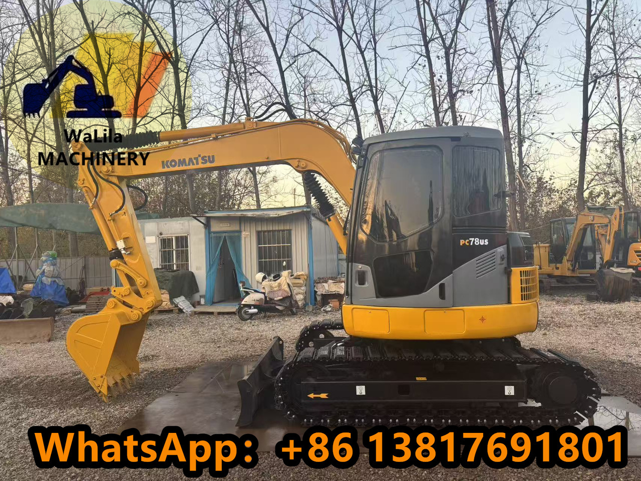 KOMATSU PC78US - Máy xúc mini: hình 4 KOMATSU PC78US - Máy xúc mini: hình 4