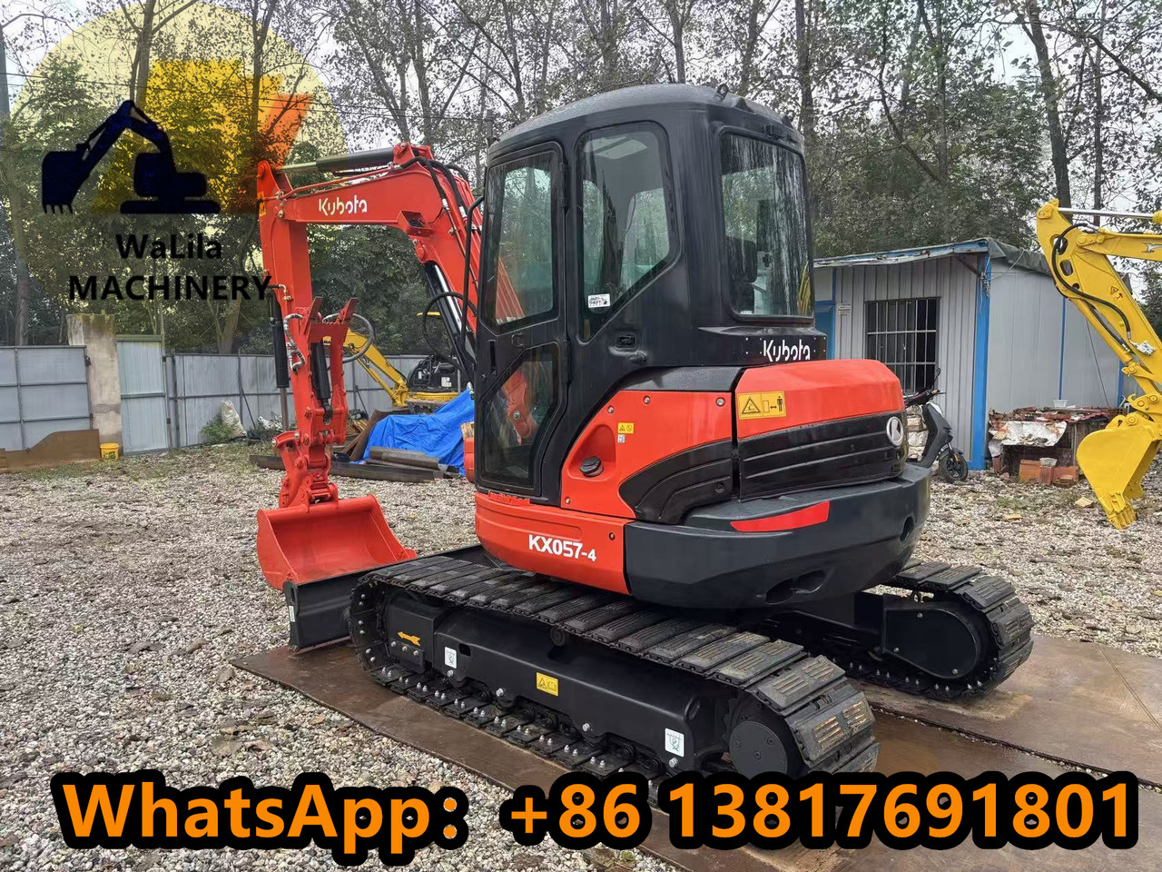 KUBOTA KX057-4 - Máy xúc mini: hình 4 KUBOTA KX057-4 - Máy xúc mini: hình 4
