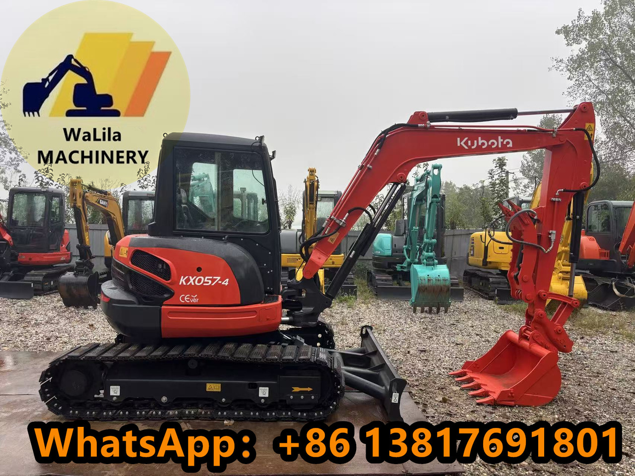 KUBOTA KX057-4 - Máy xúc mini: hình 1 KUBOTA KX057-4 - Máy xúc mini: hình 1