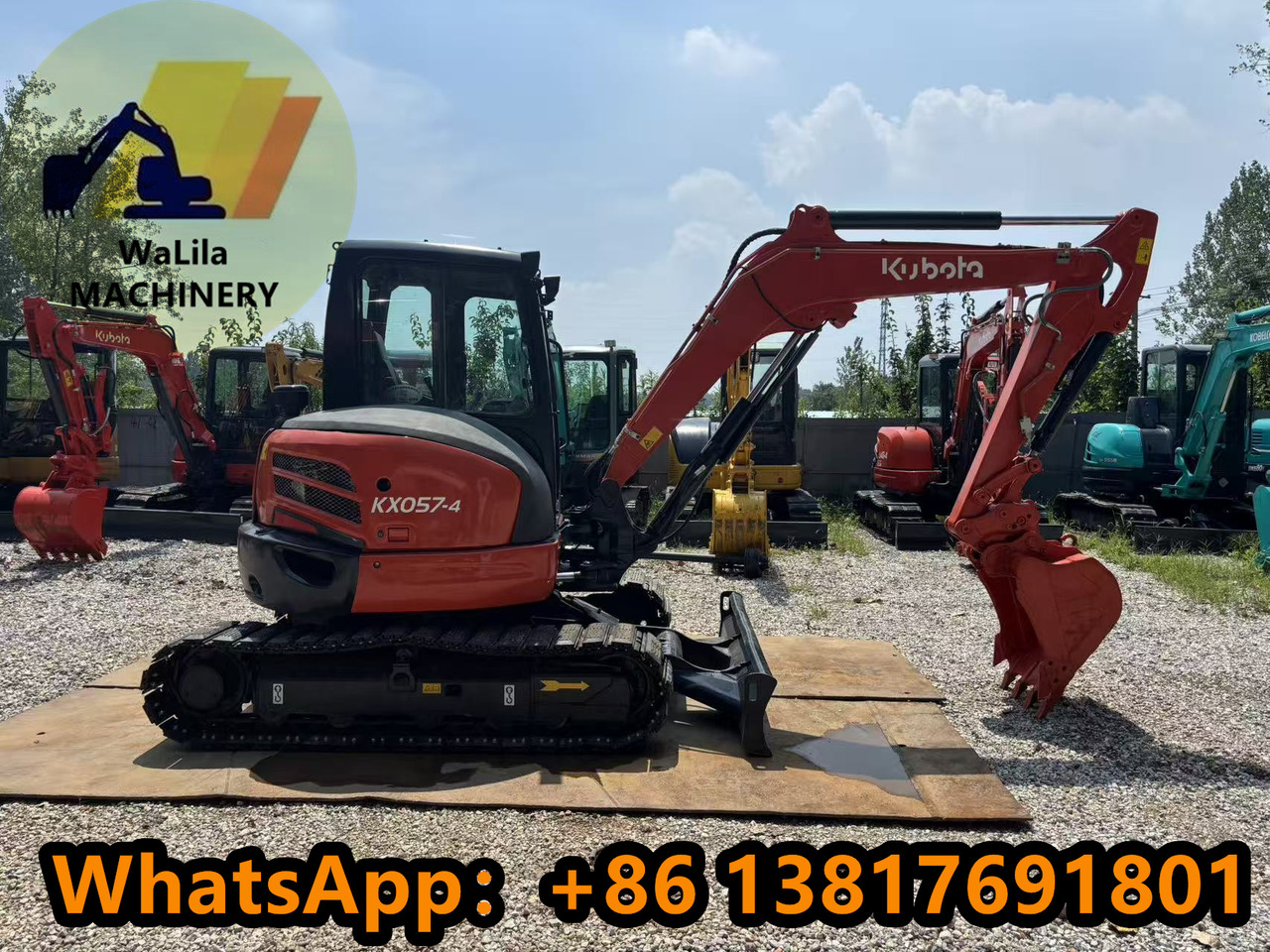 KUBOTA KX057 - Máy xúc mini: hình 1 KUBOTA KX057 - Máy xúc mini: hình 1