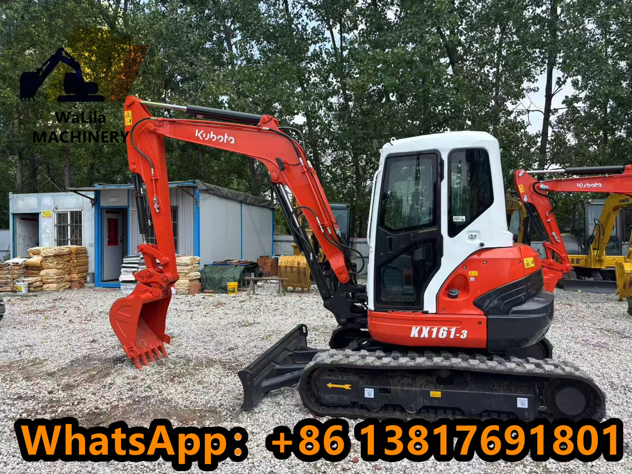 KUBOTA KX161 - Máy xúc mini: hình 1 KUBOTA KX161 - Máy xúc mini: hình 1
