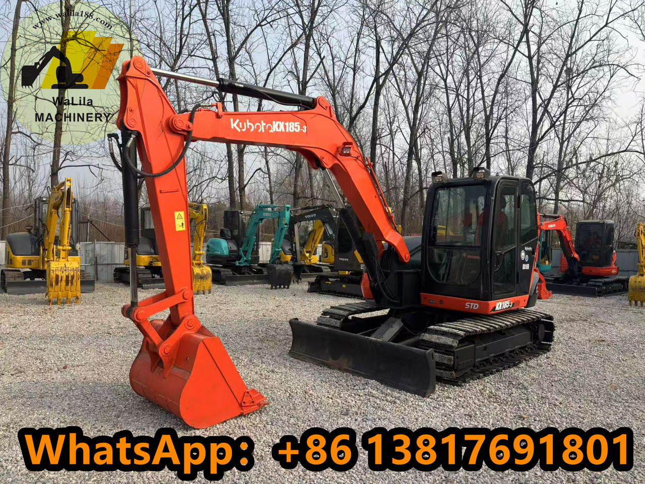 KUBOTA KX185 - Máy xúc mini: hình 5 KUBOTA KX185 - Máy xúc mini: hình 5