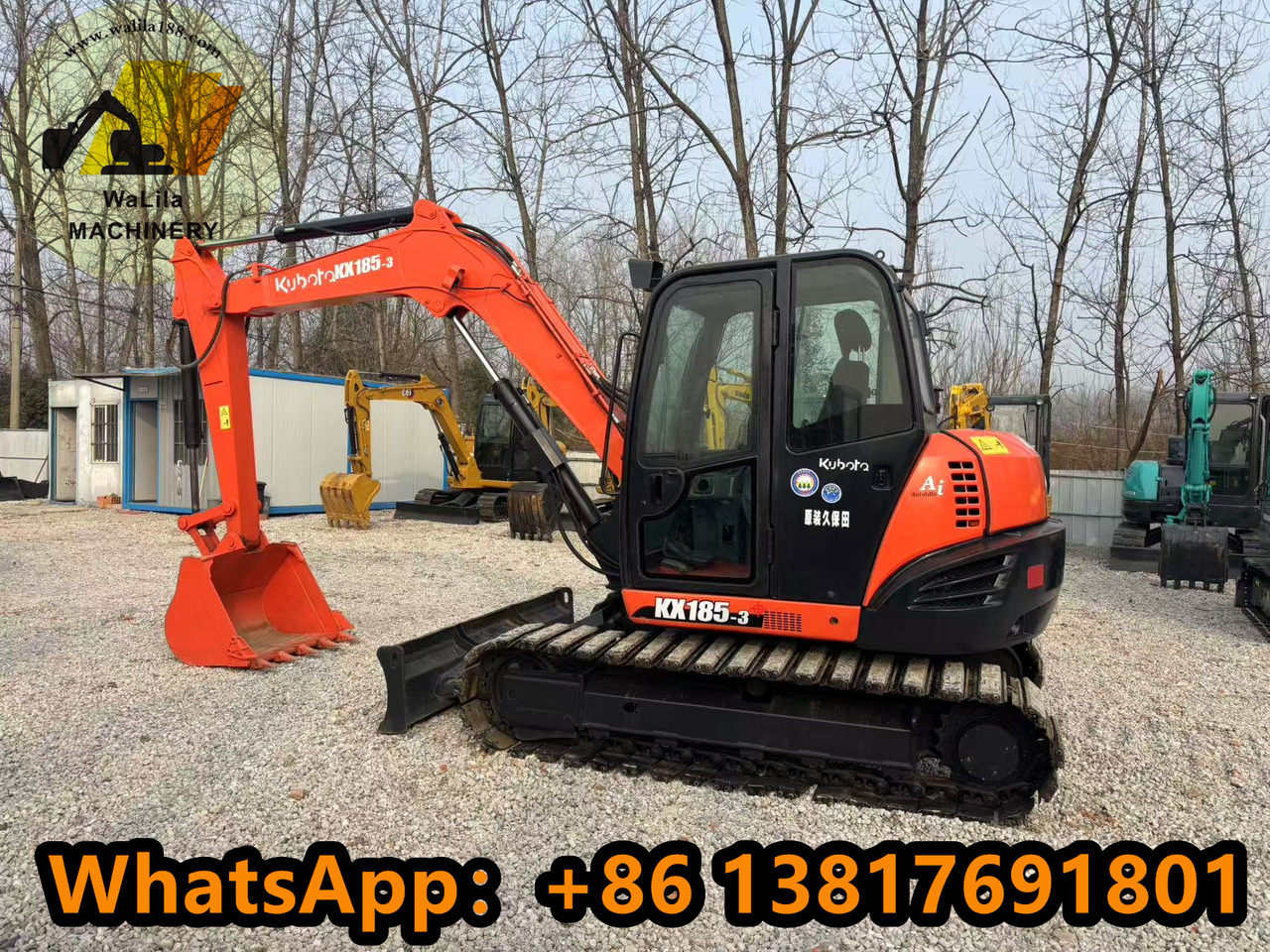 KUBOTA KX185 - Máy xúc mini: hình 1 KUBOTA KX185 - Máy xúc mini: hình 1
