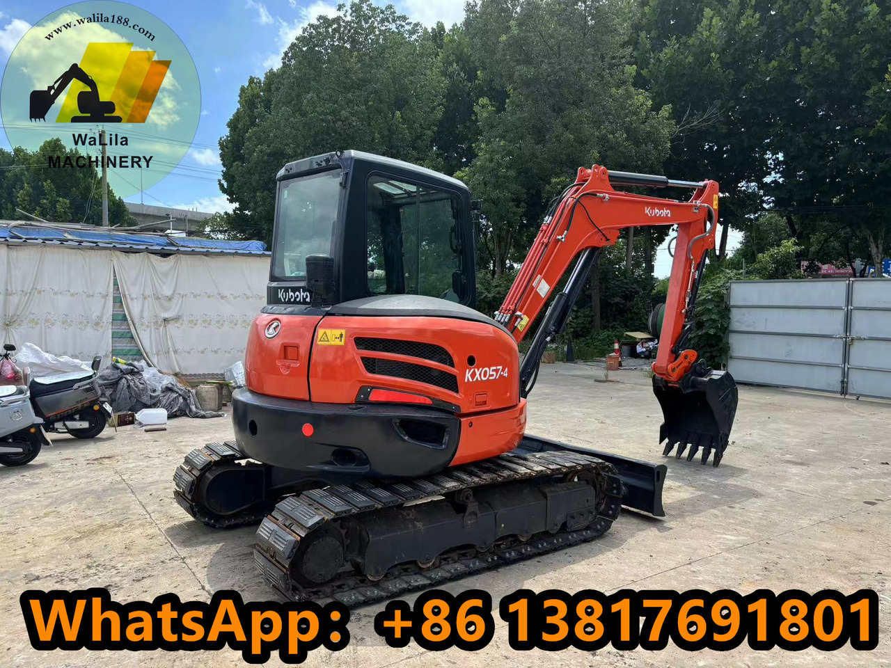 KUBOTA Kx057-4 - Máy xúc mini: hình 4 KUBOTA Kx057-4 - Máy xúc mini: hình 4