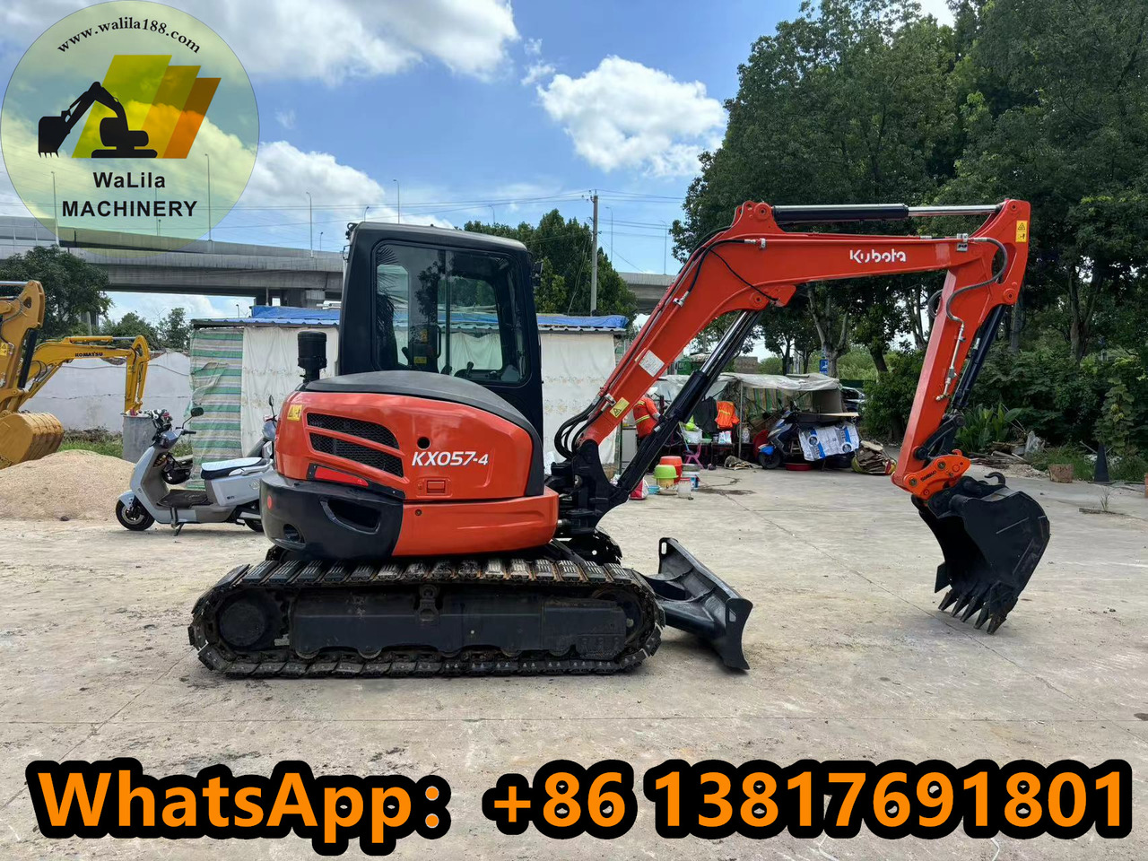 KUBOTA Kx057-4 - Máy xúc mini: hình 1 KUBOTA Kx057-4 - Máy xúc mini: hình 1