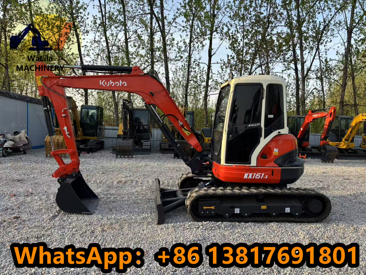 KUBOTA Kx161 - Máy xúc mini: hình 2 KUBOTA Kx161 - Máy xúc mini: hình 2
