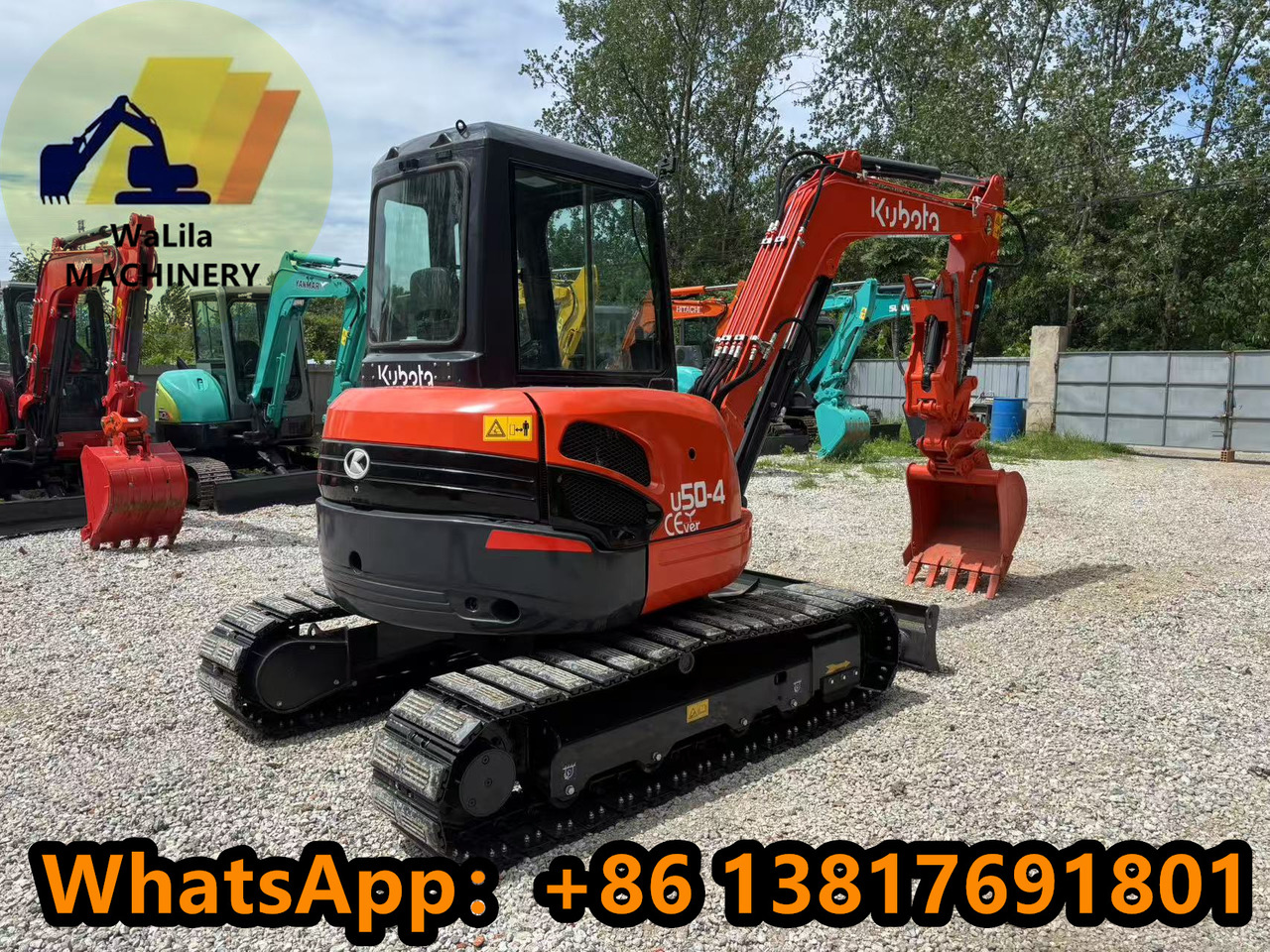 KUBOTA U50 - Máy xúc mini: hình 4 KUBOTA U50 - Máy xúc mini: hình 4