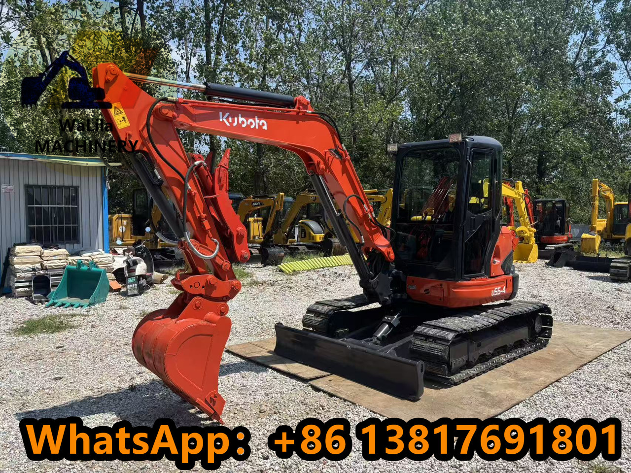KUBOTA U55-4 (GOOD) - Máy xúc mini: hình 2 KUBOTA U55-4 (GOOD) - Máy xúc mini: hình 2