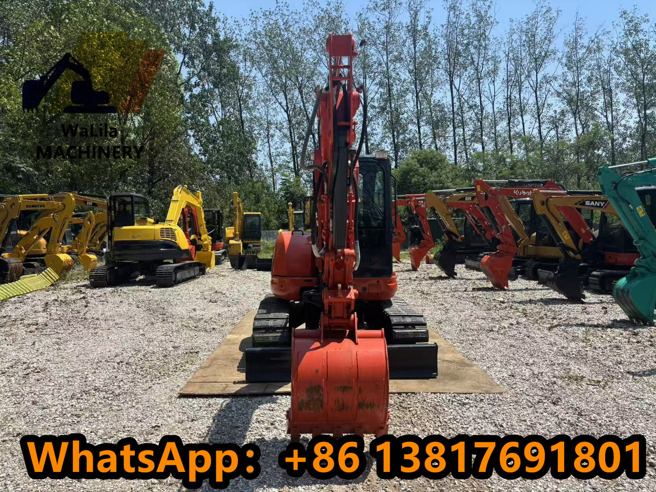 KUBOTA U55-4 (GOOD) - Máy xúc mini: hình 5 KUBOTA U55-4 (GOOD) - Máy xúc mini: hình 5