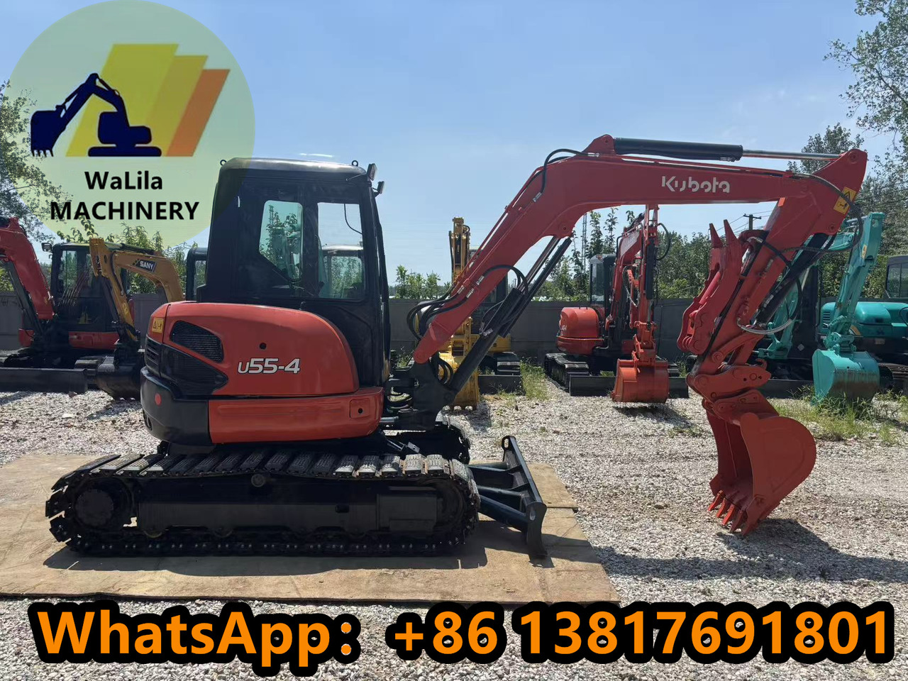 KUBOTA U55-4 (GOOD) - Máy xúc mini: hình 1 KUBOTA U55-4 (GOOD) - Máy xúc mini: hình 1