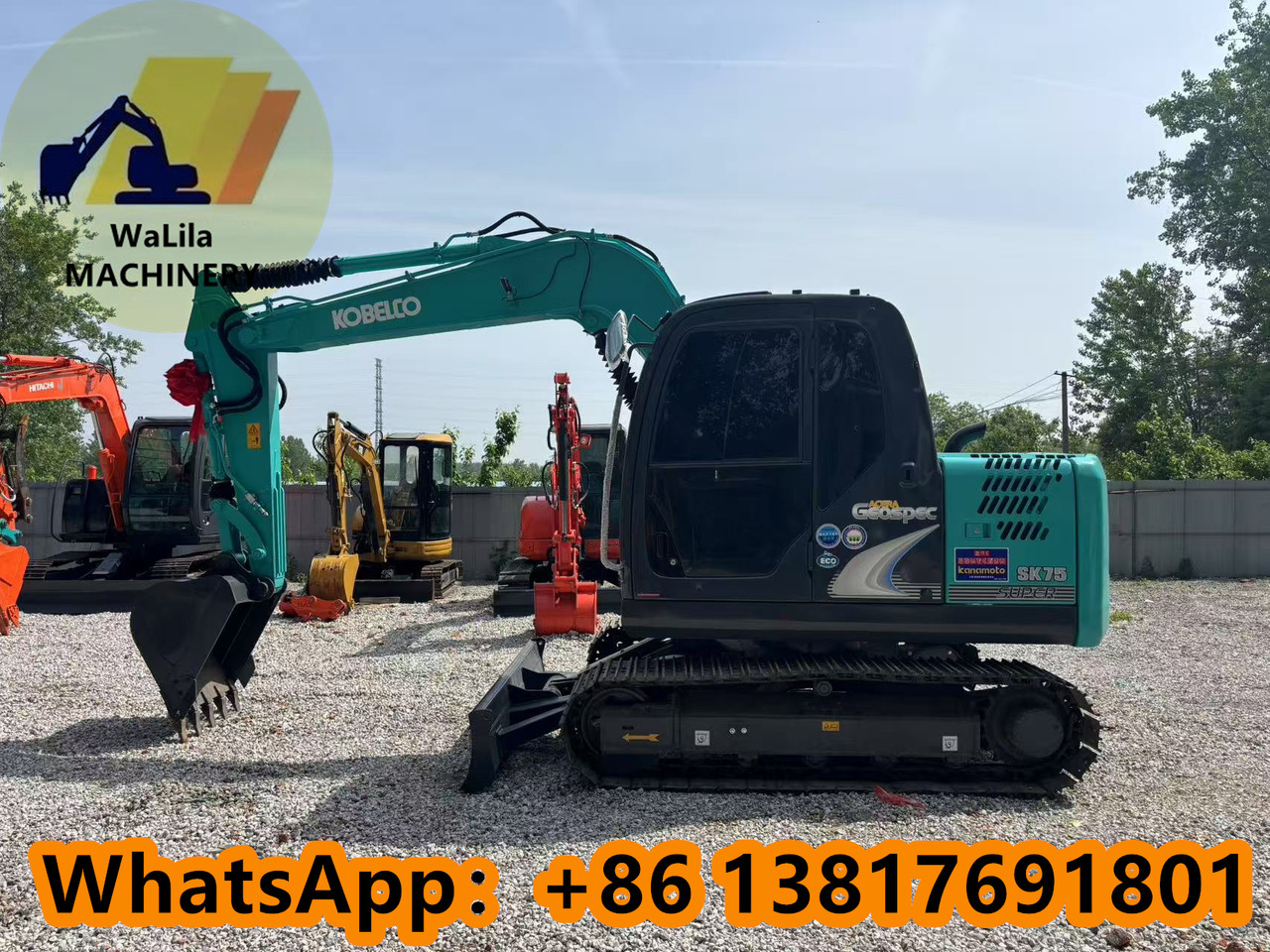 Máy xúc mini Kobelco SK 75 KOBELCO SK75-8: hình 9