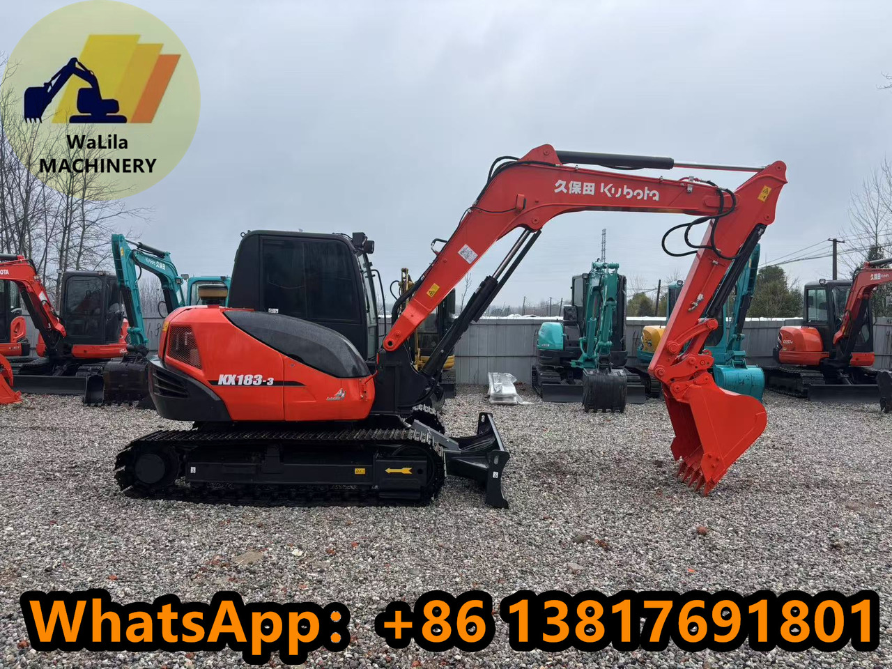 Kubota Kx183 - Máy xúc mini: hình 3 Kubota Kx183 - Máy xúc mini: hình 3