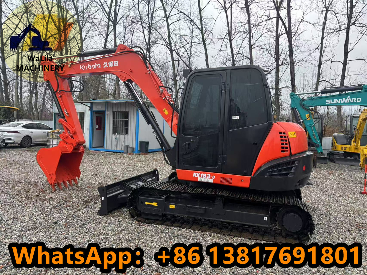 Kubota Kx183 - Máy xúc mini: hình 1 Kubota Kx183 - Máy xúc mini: hình 1