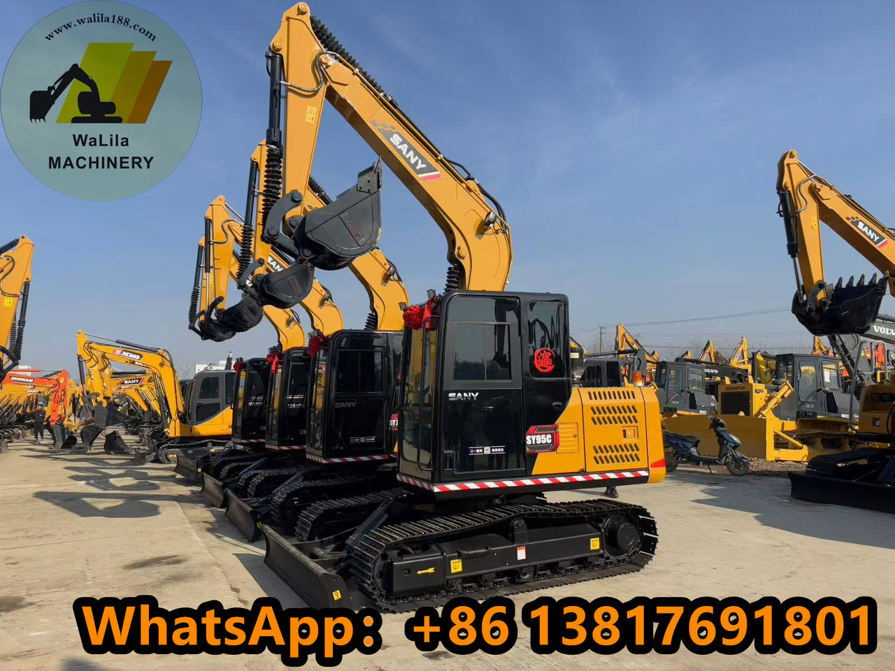 SANY SY95 - Máy xúc bánh xích: hình 5 SANY SY95 - Máy xúc bánh xích: hình 5