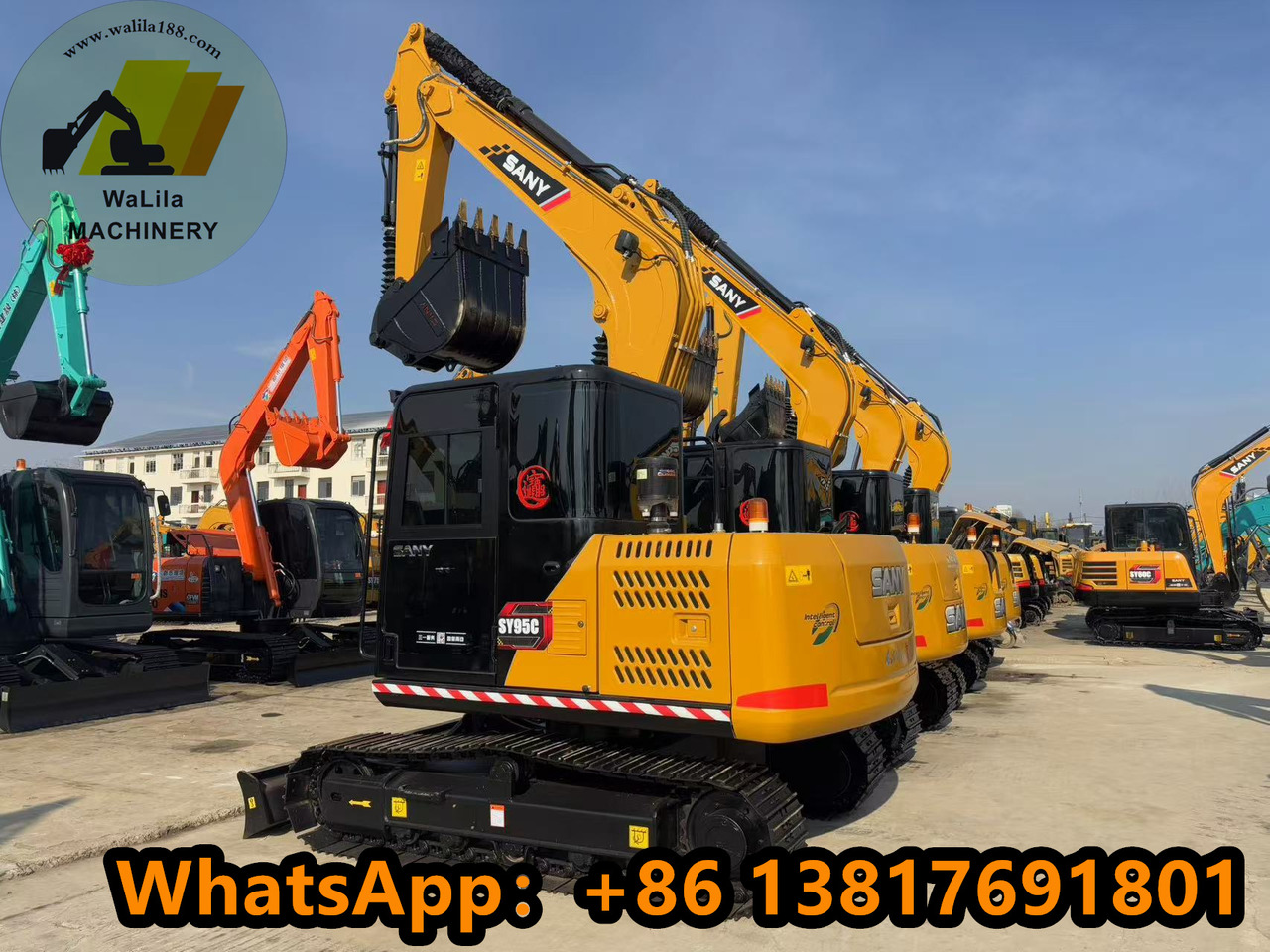 SANY SY95 - Máy xúc bánh xích: hình 1 SANY SY95 - Máy xúc bánh xích: hình 1