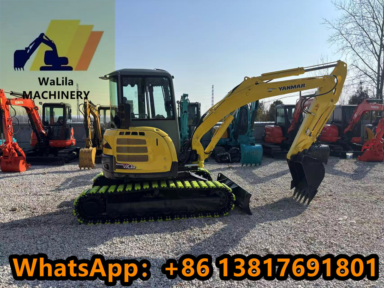 YANMAR VIO55 - Máy xúc mini: hình 1 YANMAR VIO55 - Máy xúc mini: hình 1