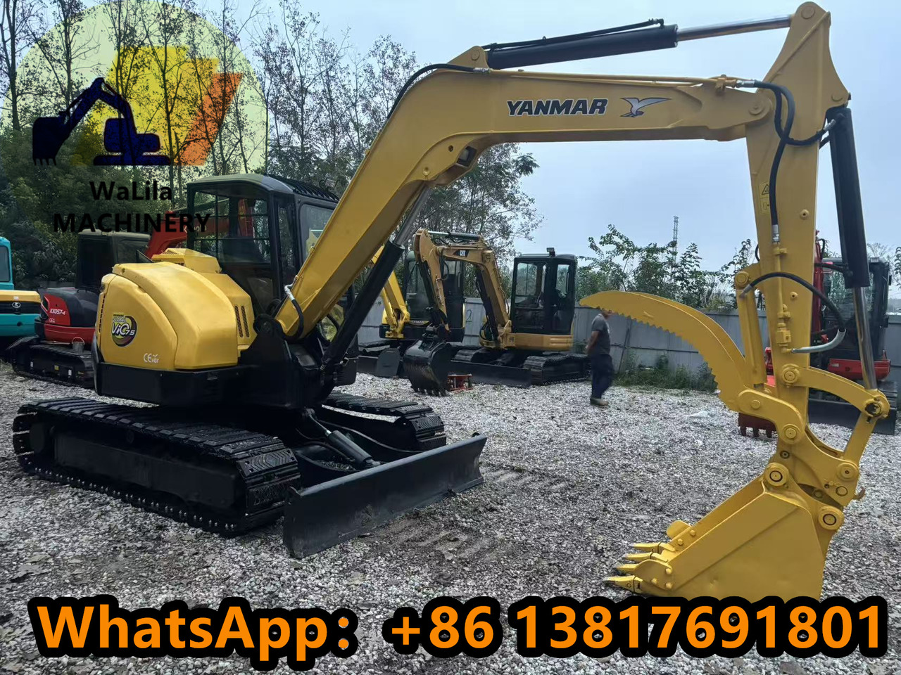 YANMAR VIO75 - Máy xúc mini: hình 4 YANMAR VIO75 - Máy xúc mini: hình 4