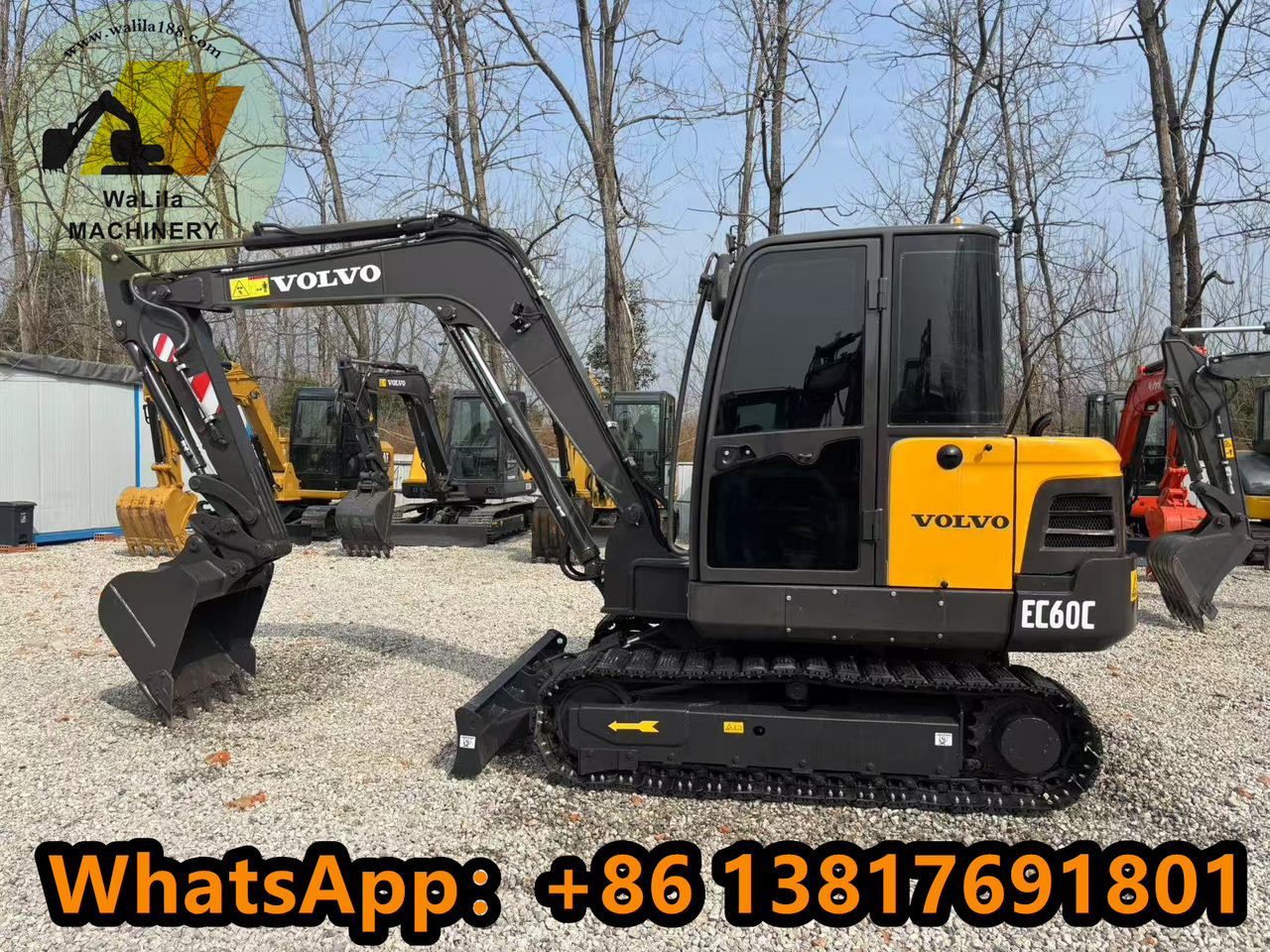 Volvo EC60D - Máy xúc mini: hình 1 Volvo EC60D - Máy xúc mini: hình 1