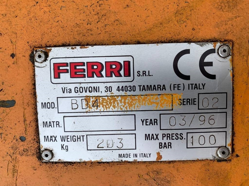 Ferri BD4 - Dàn băm cỏ cần cẩu: hình 4 Ferri BD4 - Dàn băm cỏ cần cẩu: hình 4