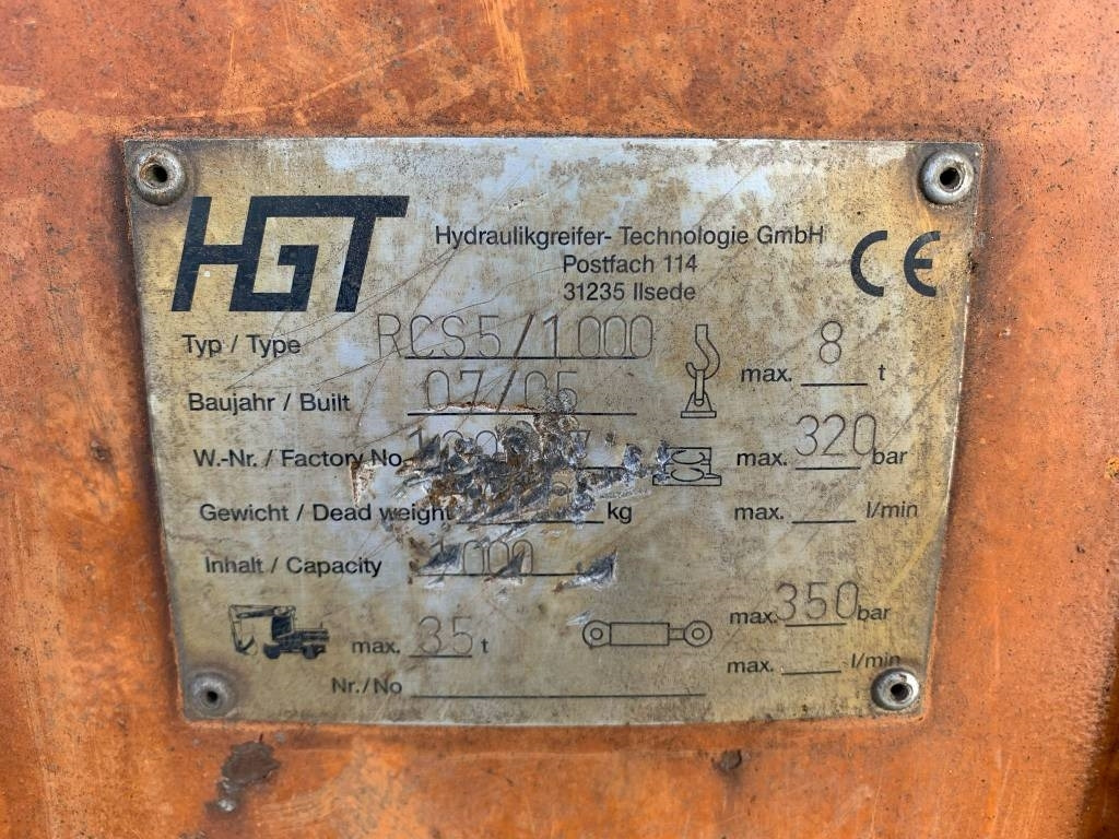 HGT RCS5-1000 - Nho táo cho Máy móc xây dựng: hình 3 HGT RCS5-1000 - Nho táo cho Máy móc xây dựng: hình 3