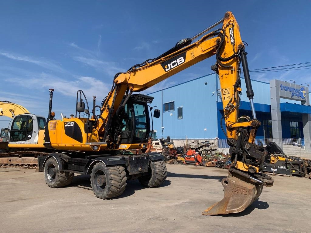 JCB JS 145 W+Engcon Rototilt+Sistem Laser 2D Leica Ico - Máy xúc bánh lốp: hình 2 JCB JS 145 W+Engcon Rototilt+Sistem Laser 2D Leica Ico - Máy xúc bánh lốp: hình 2