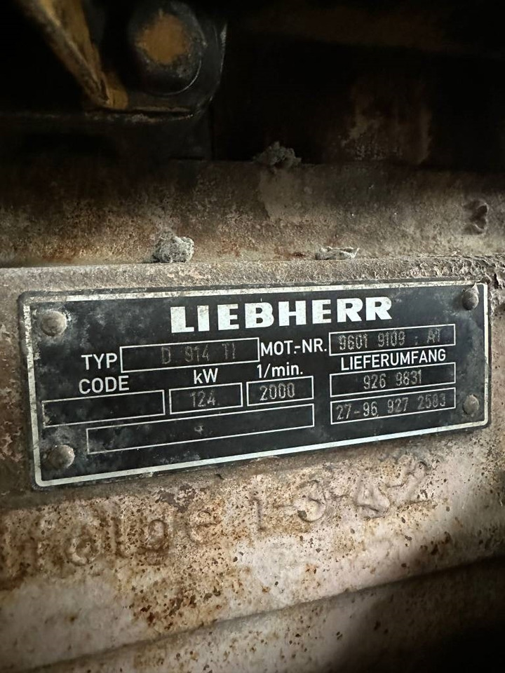 Liebherr D 914 T1 ENGINE - Động cơ cho Máy móc xây dựng: hình 2 Liebherr D 914 T1 ENGINE - Động cơ cho Máy móc xây dựng: hình 2