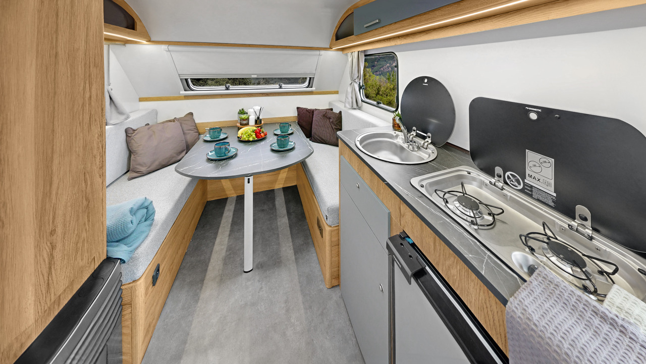 Rơ moóc kiểu caravan mới Niewiadów N-Cross 3 osobowa CAMPING caravan 3 person 1000kg: hình 18