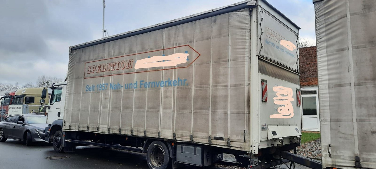 MAN 12.250 TGM Jumbo Mit Anhänger - Xe tải thùng mui bạt, Rơ moóc mui bạt: hình 3 MAN 12.250 TGM Jumbo Mit Anhänger - Xe tải thùng mui bạt, Rơ moóc mui bạt: hình 3