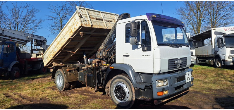 MAN TGM 18.220 4x2 3.S-Kipper mit Kran - Xe ben, Xe cẩu tự hành: hình 4 MAN TGM 18.220 4x2 3.S-Kipper mit Kran - Xe ben, Xe cẩu tự hành: hình 4