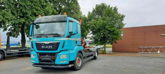 MAN TGS 18.440 Abroller mit Funk +Kran vor - Xe tải nâng móc, Xe cẩu tự hành: hình 1 MAN TGS 18.440 Abroller mit Funk +Kran vor - Xe tải nâng móc, Xe cẩu tự hành: hình 1