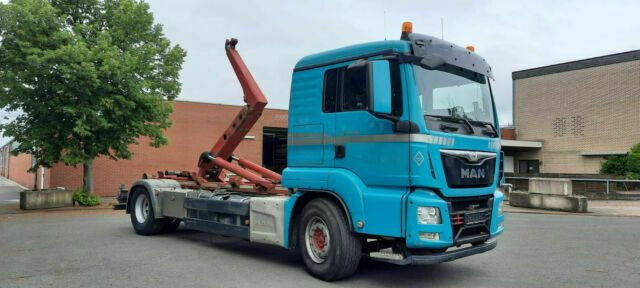 MAN TGS 18.440 Abroller mit Funk +Kran vor. - Xe tải nâng móc, Xe cẩu tự hành: hình 2 MAN TGS 18.440 Abroller mit Funk +Kran vor. - Xe tải nâng móc, Xe cẩu tự hành: hình 2