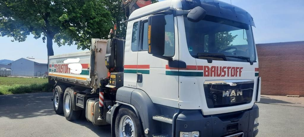 MAN TGS 26.400 Kipper Mit Kran/Funk - Xe ben, Xe cẩu tự hành: hình 2 MAN TGS 26.400 Kipper Mit Kran/Funk - Xe ben, Xe cẩu tự hành: hình 2